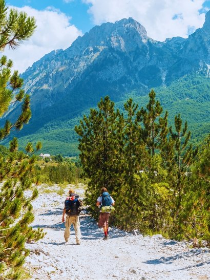 albania trekking rocoso